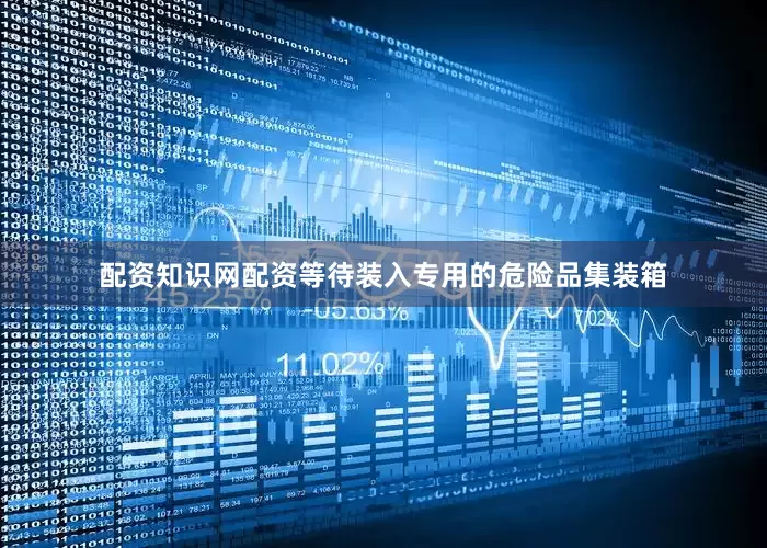 配资知识网配资等待装入专用的危险品集装箱